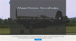 Desktop Screenshot of meiermotors-aircraftsales.com